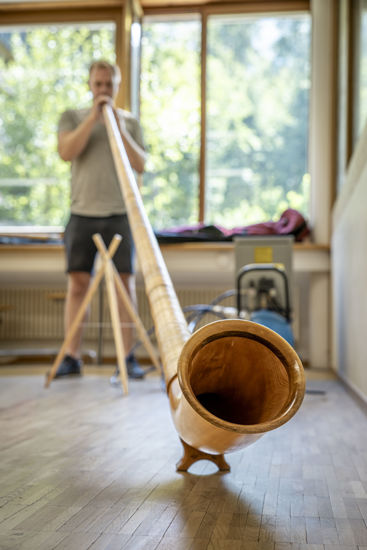Bild von Instrumentenbauen - Alphorn