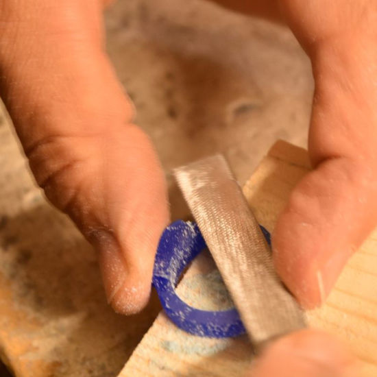 Picture of Giessen - Silbergiessen mit Sand und Sepia