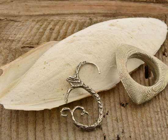 Picture of Giessen - Silbergiessen mit Sand und Sepia