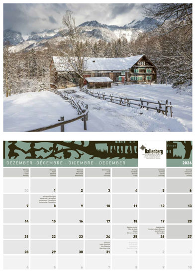Picture of 2026 Calendar