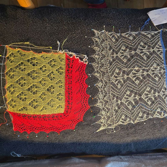 Bild von Stricken - Shetland Lace Technik