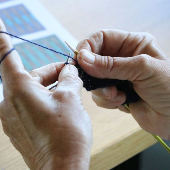 Bild von Stricken - Fair-Isle Vertiefung