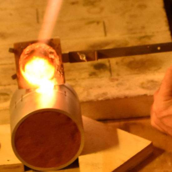 Picture of Giessen - Silbergiessen mit Sand und Sepia